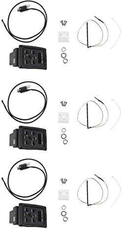 Reeatel 3 x EQ-4T 4-Band-Tonabnehmer EQ-Vorverstärker für Akustikgitarre mit LCD-Tuner und Lautstärkeregler für E-Gitarren-Vorverstärker