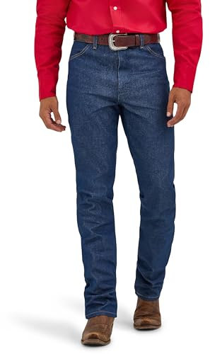 Wrangler Jeans Slim Fit Uomo 0936 Cowboy Cut, Fibbia Dorata., 33W x 32L