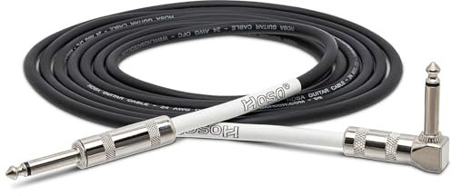 Hosa GTR-205R, Guitar Cable, Hosa Straight to Right-angle, 5 ft