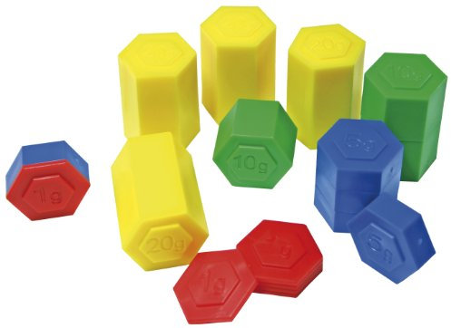 EDUPLAY 120044 - Gewichte für Waage, Lernspielzeug