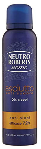 Neutro Roberts Deodorant für Herren, trocken, Anti-Schweiß, 150 ml