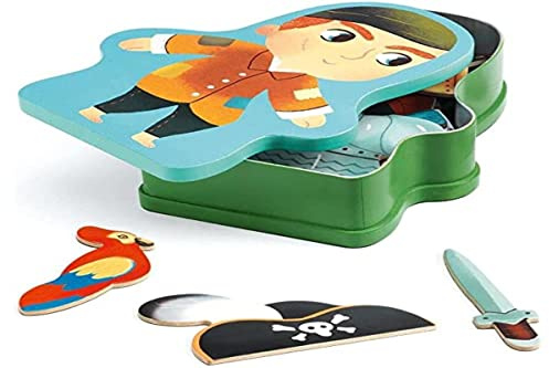 DJECO - AdventskalenderMagnete und SpielzeugDJECOMagnetic Adventure, Mehrfarbig, S (15)