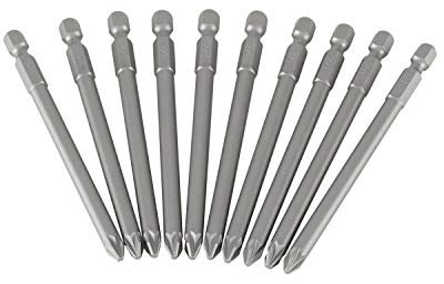 Stanley 368807B 100mm Pozi 2-Point Power Bit (10 Pieces)
