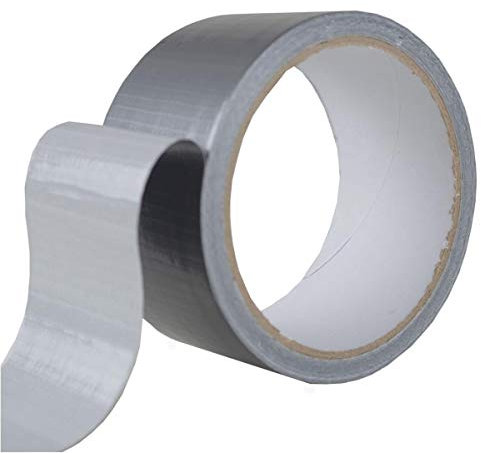 Color Expert 96214810 Klebeband/Reparaturband, Gewebeband, 48 mm x 10 m, grau