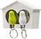 Qualy QL10124W-GR Schlüsselbrett Schlüsselahnhänger Duo Sparrow Key Ring, weiß/grün