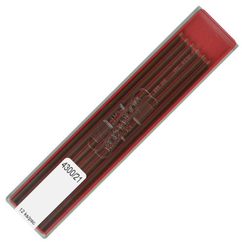 Koh-i-noor 2,0 mm braune Minen für technische Zeichnung. 4300/21