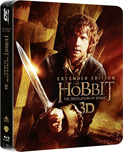 The Hobbit: The Desolation Of Smaug - Extended Edition Steelbook [Blu-ray 3D + Blu-ray] [2014] [Region Free]