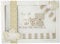 Interbaby - Juego de sábanas para minicuna Love, Color Beige