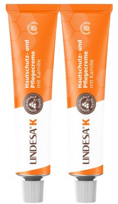 Lindesa K Pflegecreme mit Kamille Handcreme HautschutzcremeTube 50ml (2)