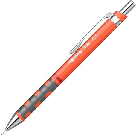 Rotring Tikky Portemine Hb 0,5 mm corps Orange néon