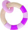 Heimess 764810 Greifling Ringsegment aus Holz, rosa