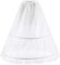 Happydress Brautkleider Reifrock Petticoat 2 Hoop Unterrock Krinoline Brautkleider Hochzeitskleider Reifrock Krinoline Petticoat Unterrock für Kleidung (Weiß, 40)