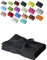 EXKLUSIV HEIMTEXTIL Gästehandtuch 4er Set 30 x 50 cm Schwarz