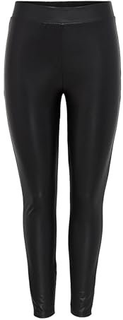 Only Femme Onlcool Coated Noos Legging, Noir (Black Black), L EU