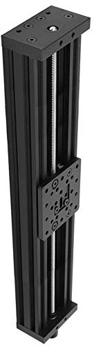 Guida Lineare 8mm in Lega di Alluminio per Stampante 3D, Attuatore CNC con Vite a Ricircolo di Sfere, di Scorrimento Lineare 450mm Nero