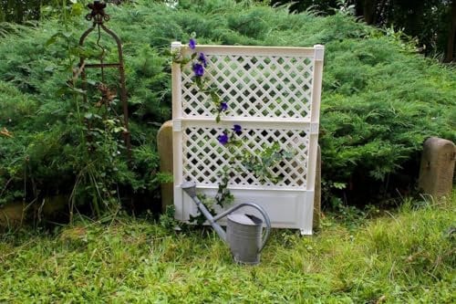 KHW Spalier (2-TLG.) 100 cm mit Erdspieß, weiß
