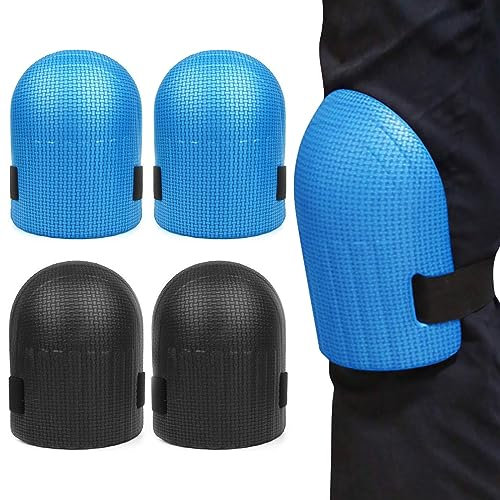 Jicyor 2 Paia Ginocchiere Lavoro, Regolabile Ginocchiere Piastrellista, Impermeabile EVA Giardinaggio Ginocchiere,per MTB Pallavolo Danza e Snowboard