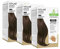 MEILAB - Tinte permanente sin amoniaco - Pack de 3 unidades - Color Castaño claro chocolate #5-75
