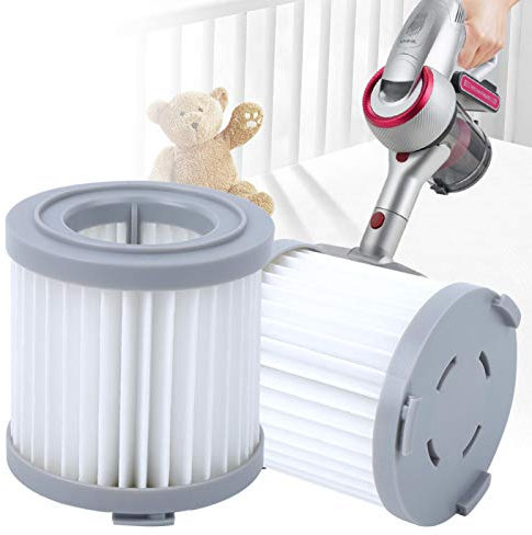 Nivvity Filtre d'aspirateur, Filtre de Remplacement, 2 pièces de Remplacement de crépine de Filtre d'aspirateur adapté pour C53T JV51 M52 CJ53 CB100 PD506
