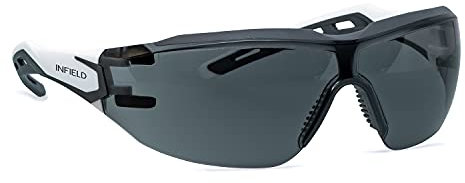 Schutzbrille getönt Infield Protor Outdoor Sonnenschutzbrille Arbeitsbrille UV-Schutz UV400 Beschlagfrei, antistatisch, kratzresistent, Sonnenbrille Sport
