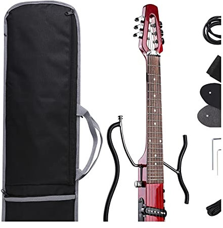 DIY Bausatz E-Gitarre Reisen E-Gitarre mit Handtasche Unvollendeter Gitarrenbausat