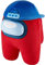 Among Us Großes Plüsch-Maskottchen orange Figur 30 cm