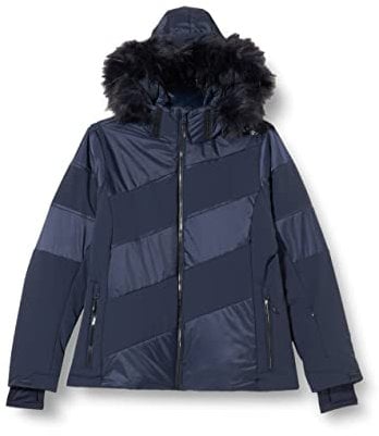 CMP - Woman Jacket Zip Hood, Woman, Black Blue, 40