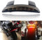 BREDUXSER Motorrad LED Rücklicht, Blinker Licht, Motorrad Rauch gehackt Heckkotflügelplatte Heckbremse Lizenz LED-Licht Ersatzlicht für Sportster XL883N 1200N XL1200V XL1200X