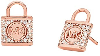 Michael Kors - Premium Kors MK Ohrstecker aus roségoldfarbenem Sterlingsilber für Damen, MKC1628AN791