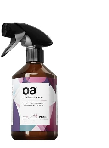 OA Matratzenreiniger MATTRESS CARE (250 ml) I Matratzen Reiniger - Reinigungsmittel I Milbenspray für Matratzen I Entfernt Flecken von Getränken und Körperflüssigkeiten I 100% PFC Frei