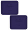 Sophico 11 Cup Rectangle Silicone Storage Cover Lids Replacement for Pyrex 7212-PC Glass Bowls, Container not Included (NAVY BLUE- 2PACK)