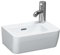 LAUFEN PRO A Handwaschbecken, 1 Hahnloch rechts, mit Überlauf, 360x250mm, H816955A001061, Farbe: Weiß