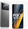 Locofun Pellicola Vetro Temperato per Xiaomi Poco X6 Pro 5G e Protezione Lente Fotocamera, Durezza 9H Pellicola Protettiva Film [2+2 Pezzi], HD Chiaro, Anti Graffi Protezione Schermo