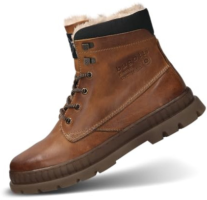 bugatti 331-ac750, Stivali alla Moda Uomo, Cognac, 46 EU Larga