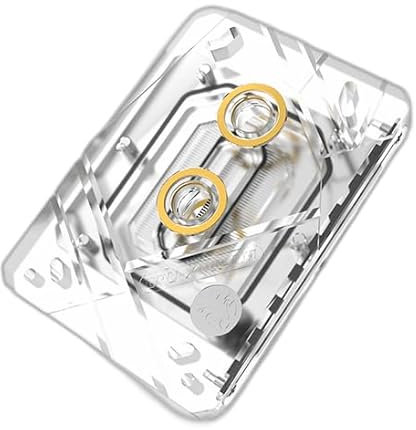 BYKSKI CPU-Wasserblock CPU-XPR-AM-V2 für AMD-Sockel AM4 / AM5 (inkl. adressierbarer RGB-Beleuchtung)