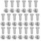 Emiif 20 Sets Schneckenscherenstifte Mutter und Bolzen Set für Honda HS1132, HS624, HS828, HS928 und HS724 Schneefräse