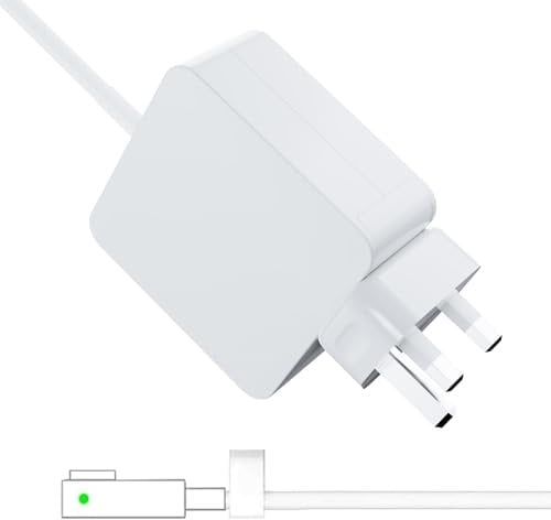 MacBook Pro Charger, 85W Replacement L Tip, Power Adapter Laptop Charger Compatible Mac Book Air/Pro 13 1517in (2009-2012) Mid Year,For A1260 A1369 A1343 1290 A1278 with 6 ft Cable