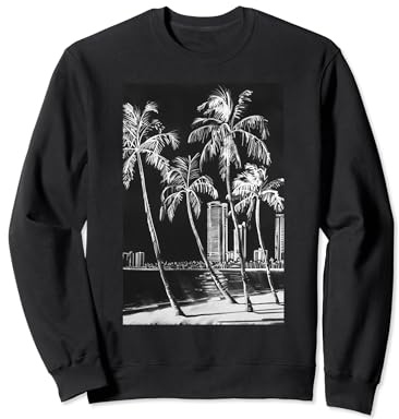 Palm Trees Beach Summer Vacation Palm Tree Sweatshirt
