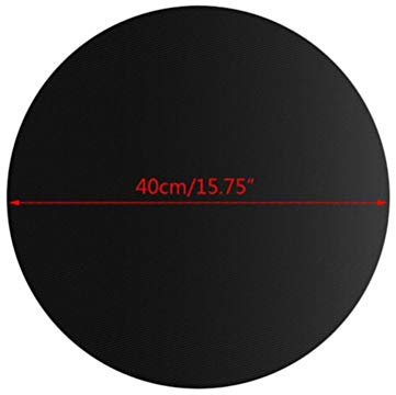 yaogohua Tapis DE Cuisson Mat pour Barbecue Rond, ANTIADHÉSIF 2 PIÈCES 40CM RÉUTILISABLE, pour Griller AU Barbecue, REVÊTEMENT DE TÉFÉLON, RÉSISTANT À LA Chaleur