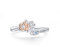 YueYuan Evil Eye Ring 925 Sterling Silber Hamsa Hand Offener Ring Blau Zirkonia Hamsa Lotus Ring Spiritueller Schmuck Geschenk für Frauen Ehefrau Schätzchen