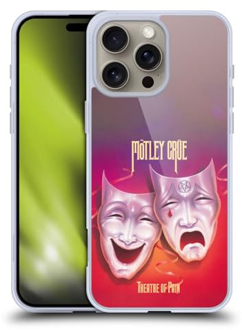 Head Case Designs Offizielle Motley Crue Theater of Pain Alben Gelhülle [Militärischer Schutzgrad] Kompatibel Mit Apple iPhone 16 Pro Max Und Kompatibel Mit MagSafe