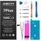 JUBOTY 2025 New Upgraded Battery for iPhone 7Plus, 5000mAh Lithium Polymer High Capacity Battery Replacement for iPhone 7Plus Model A1661 A1784 A1785 with Professional Repair Tools