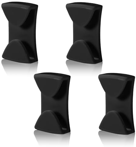 4 Stück Brillenclips für Wintersport, Skibrillen Bandclip Ersatz Brillenclip für Skihelme Brillenclip Haltesystem für Ski/Snowboardhelme zum Fixieren der Brille