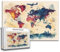 Puzzle 1500 Teile Weltkarte Puzzle Erwachsene Anspruchsvoll, Holzpuzzle Jigsaw Puzzle Retro Puzzle Groß 87 x 57 cm Impossible Puzzle für Männer, Puzzles für Erwachsene Frauen, ältere Menschen M-8