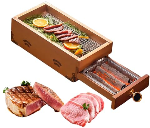 BBQ Grill Smoker Box für Gas- und Holzkohlegrills - Perfekt zum Räuchern von Fleisch und Steaks - Ideal für Restaurants und Grillliebhaber