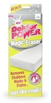 JML Magic Eraser V1352 - 10 Count Utility Sponge - White - Convenient and Adaptable - Cleaning Sponge - Paintwork, Chrome, Vinyl, Wooden Floors, Tiles, PVC, Wallpaper