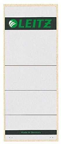 LEITZ Ordnerr¸cken-Etikett, 61 x 157 mm, kurz, breit, grau VE = 1