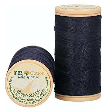 MEZ 4661050-09243 Nähgarne, 100% Baumwolle, 9243, Stärke 50, 100m, 9 Gramm