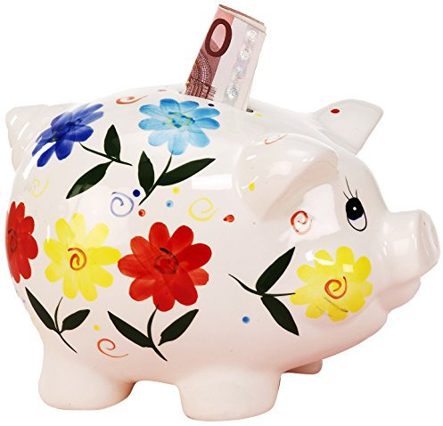 Sunny Toys 11952 Sparschwein, Porzellan, Mehrfarbig, Einheitsgröße