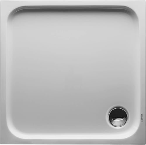 Duravit Duschwanne D-Code 80x80x8,5cm Quadrat, mit Antislip, weiss, 720101000000001